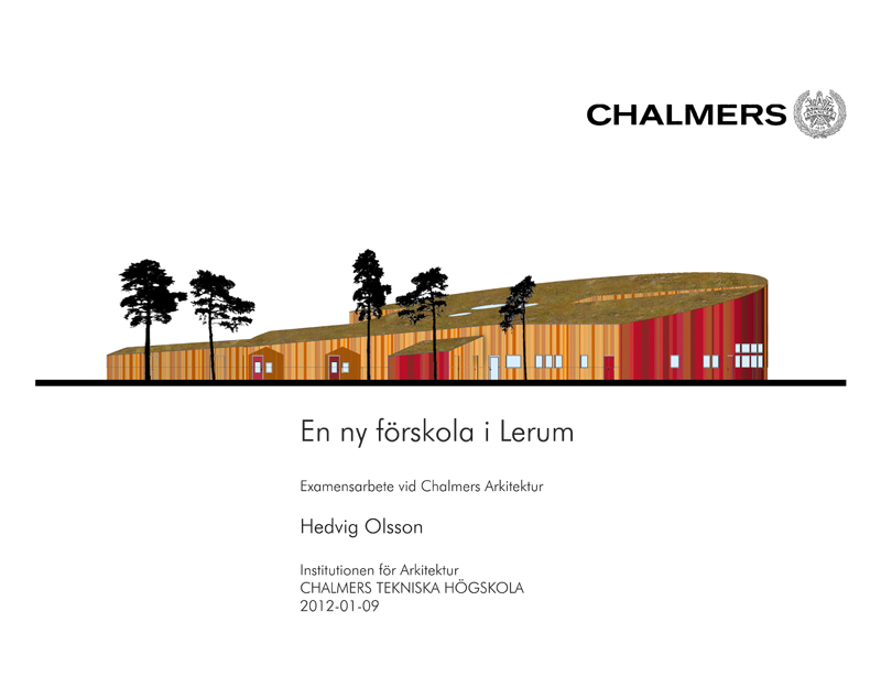Presentation 2012-01-09 Hedvig Olsson - UTSKRIFT CHALMERS-1